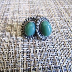 SOLD Vintage Mexican Sterling Silver Screw-back Earrings
